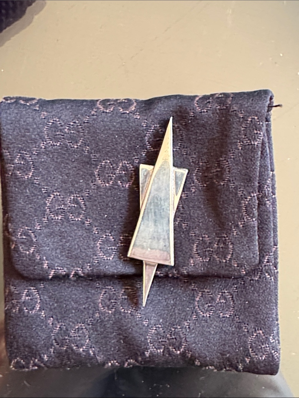 rare religious Gucci large Star of David necklace